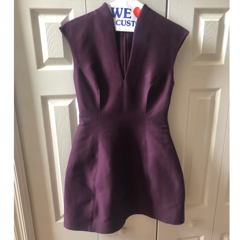 Halston Heritage Plum Dress